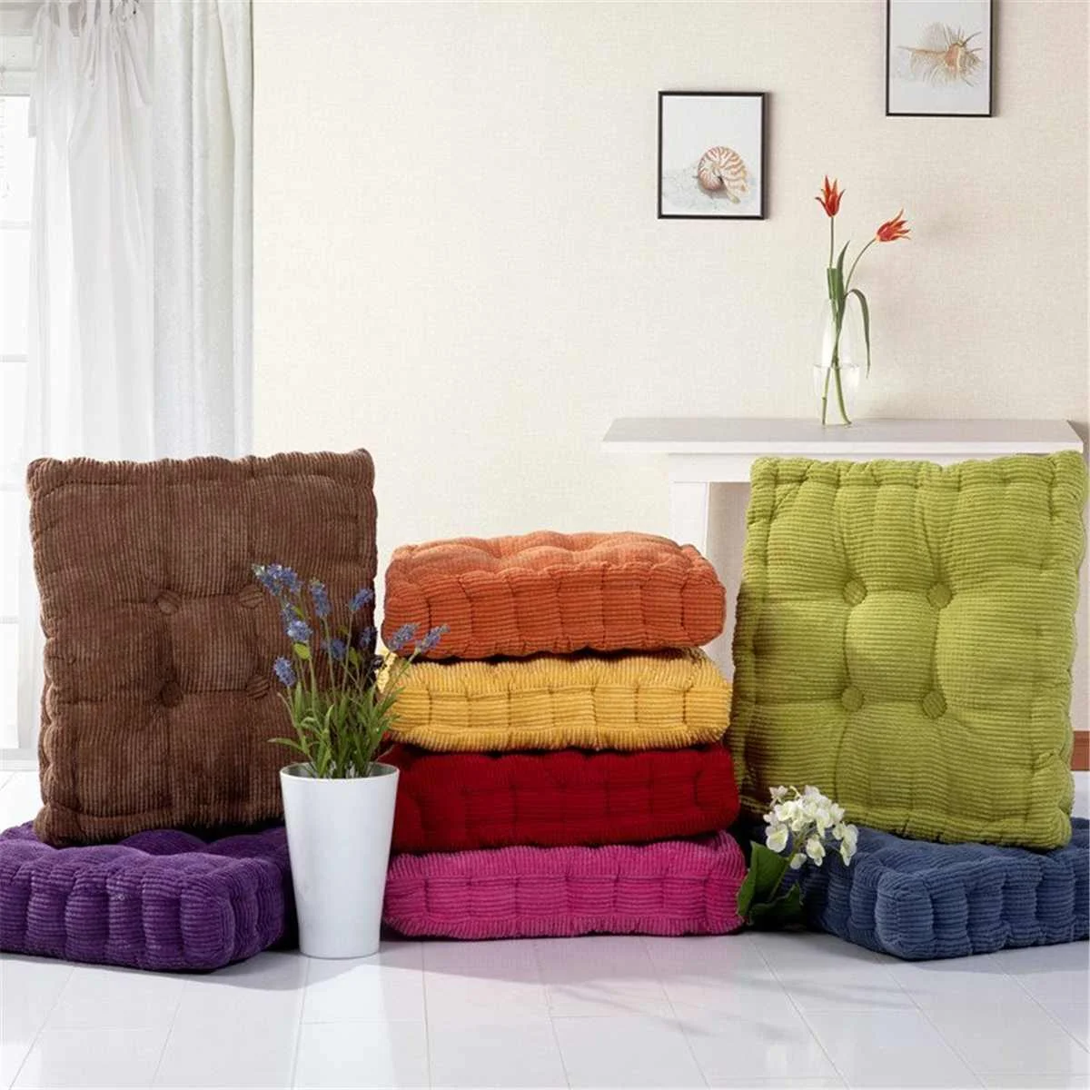 مربع كودري وسادة كرسي وسادة رشاقته الباحة سيارة مكتب مقعد أريكة الطعام حاشية الحصيرة مكتب المنزل المنسوجات 6 ألوان 45x45 سنتيمتر مربع كودري وسادة كرسي وسادة رشاقته الباحة سيارة مكتب مقعد أريكة الطعام حاشية الحصيرة مكتب المنزل المنسوجات 6 ألوان 45x45 سنتيمتر