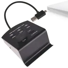 Универсальный телефон стенд usb-концентратор TF/SD USB 3,0 для TF Card Reader 7 портов 4 слота для карт #0109