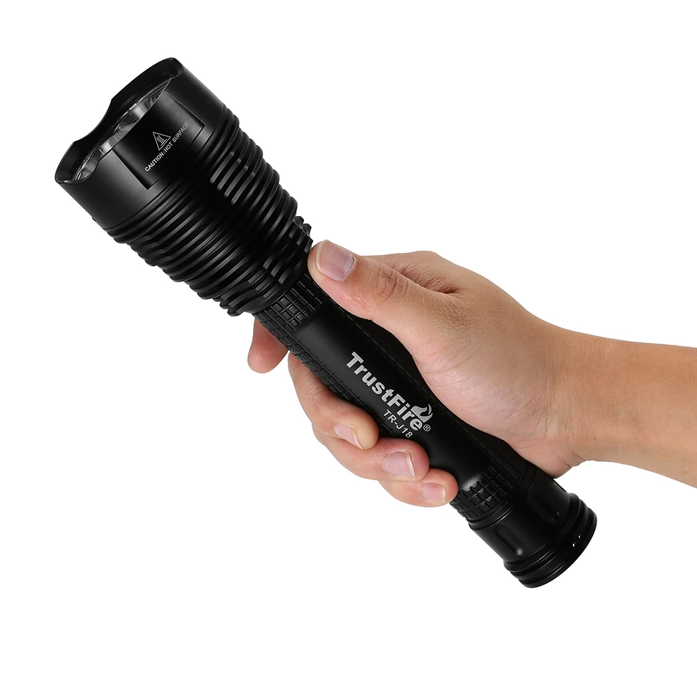 

J18 7-LED Flashlight 8500 Lumens Outdoor Camping Light 5-mode Torch with Holster Camping Tent Light for Hunting Climbing Cycling