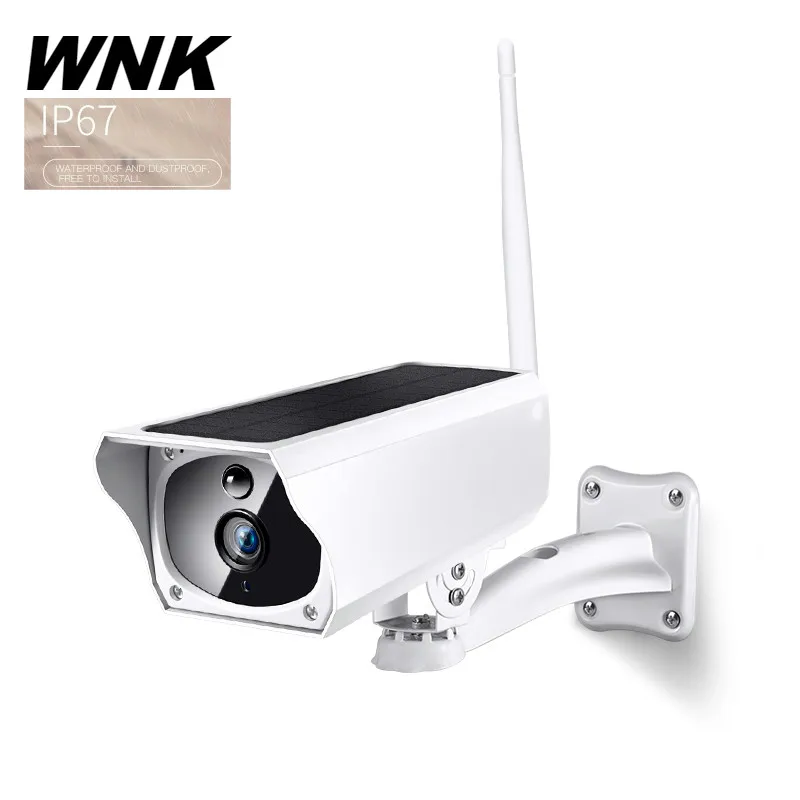 2019 WNK 1080 P Солнечная зарядка Беспроводная ip камера WiFi Водонепроницаемая