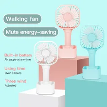 Мини-портативный вентилятор, VersionTECH. Настольный вентилятор, небольшой персональный портативный Настольный вентилятор для коляски с USB перезаряжаемой батареей