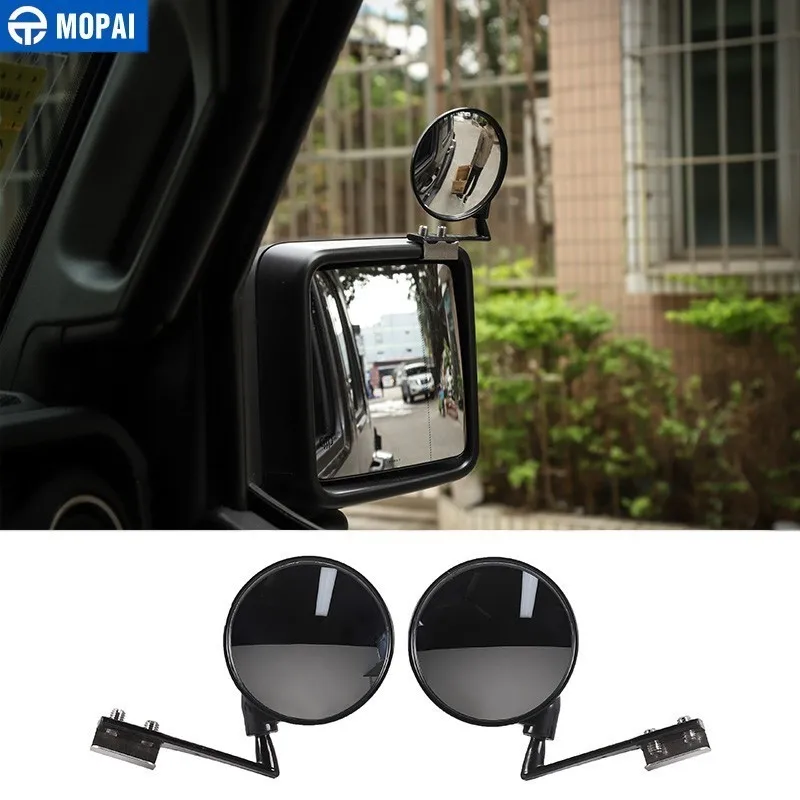 MOPAI Car Mirror for Jeep Wrangler TJ JK 2007 2019 Car Rearview Mirror