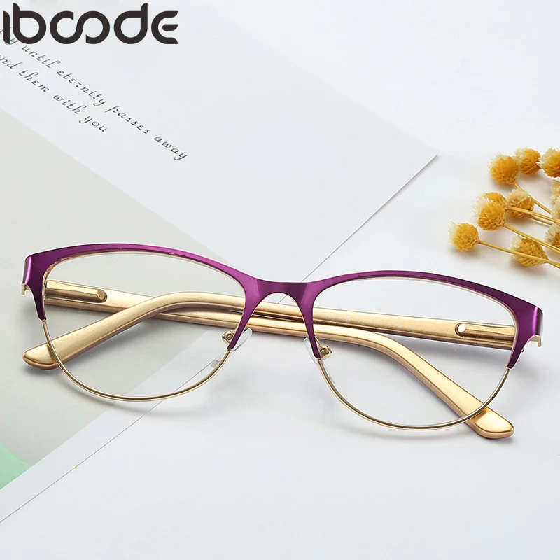 

iboode Reading Glasses Unisex Women Men Optical Computer Glasses Ultralight Mirror Presbyopia Eyewear Anti-Reflective Reader