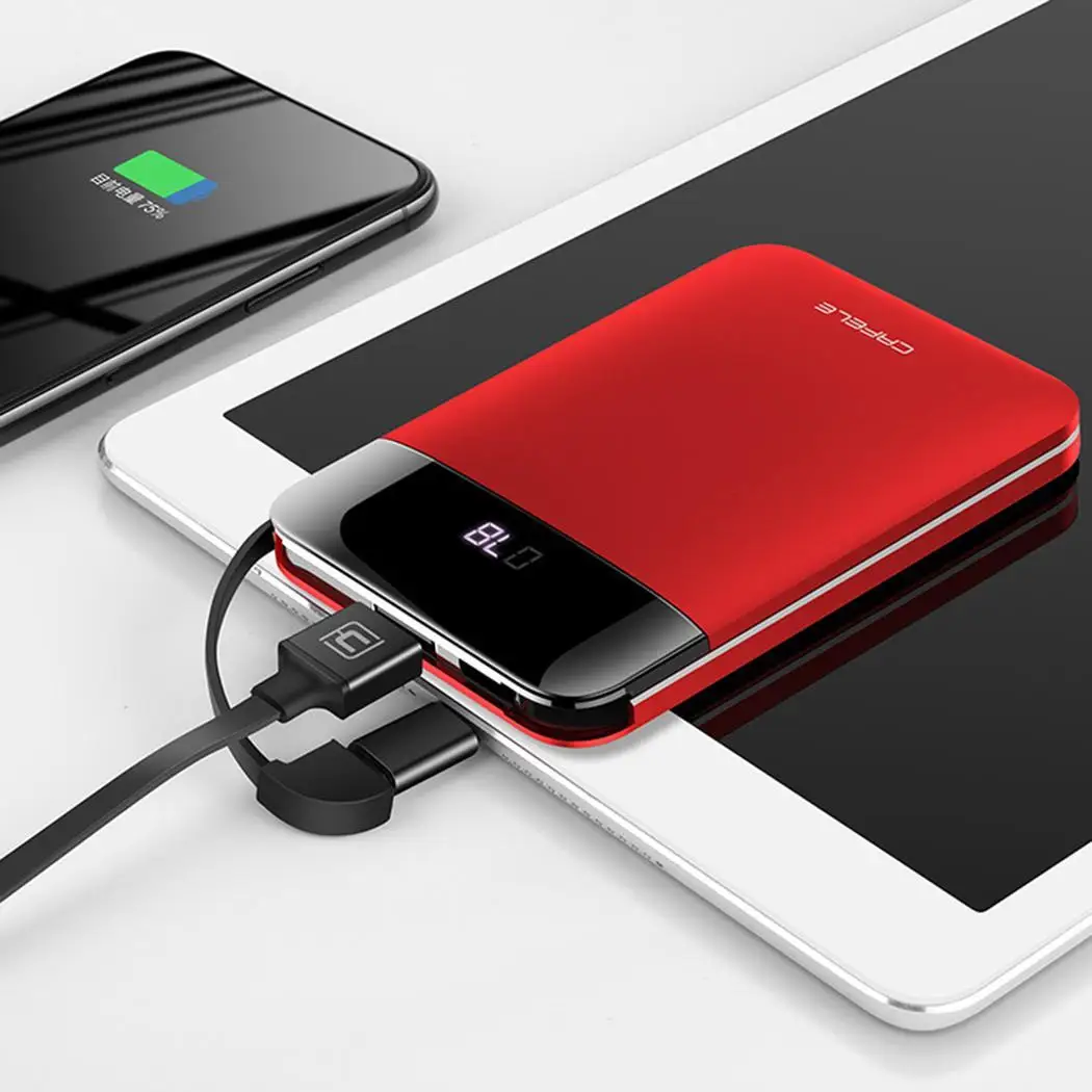 30000 mAh общий мини банк питания портативный 5V 2A смартфон внешний аккумулятор для