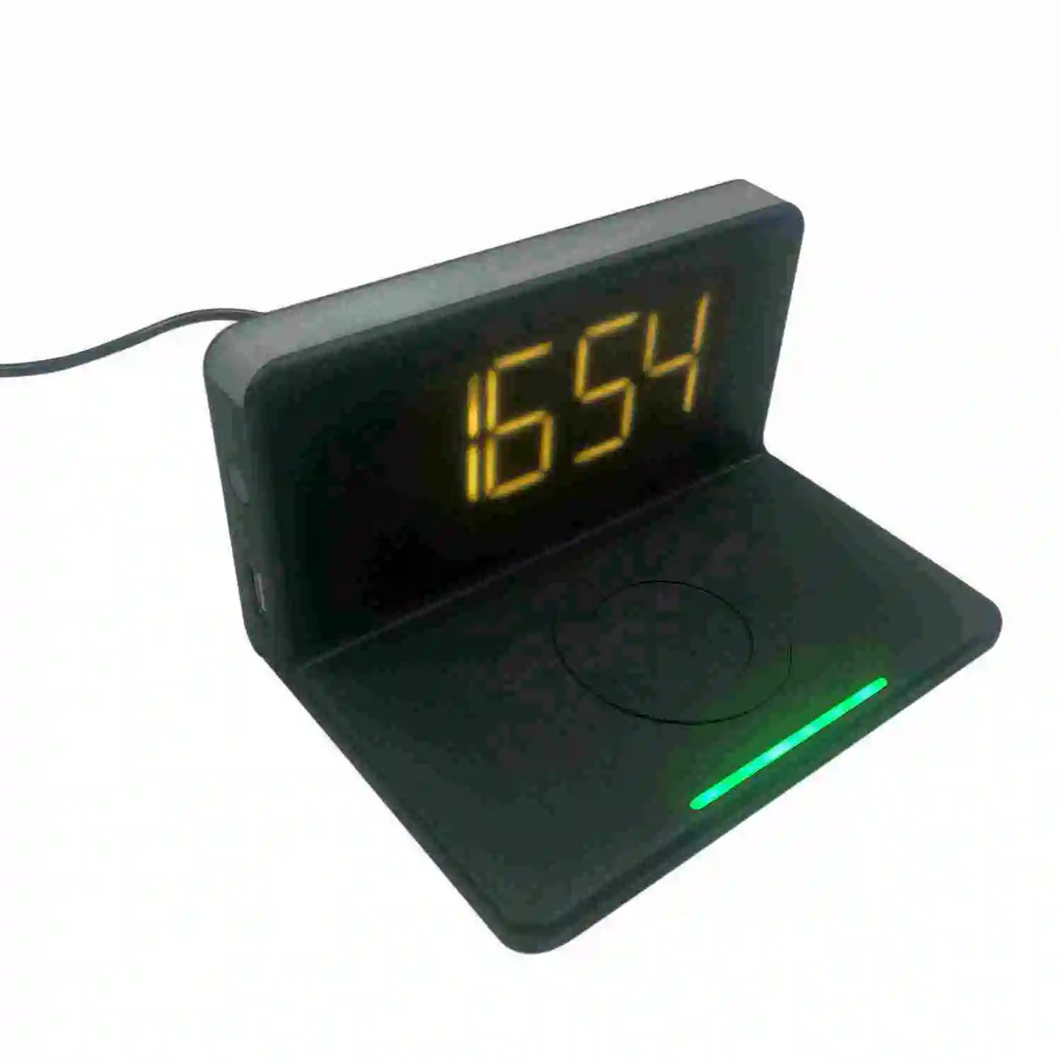 

Wireless Charger,Clock Night Light Led Lamp With Press Control For Iphone Xs Max X 8 Plus Samsung Galaxy S9 S8 S7 S6 Edge Note