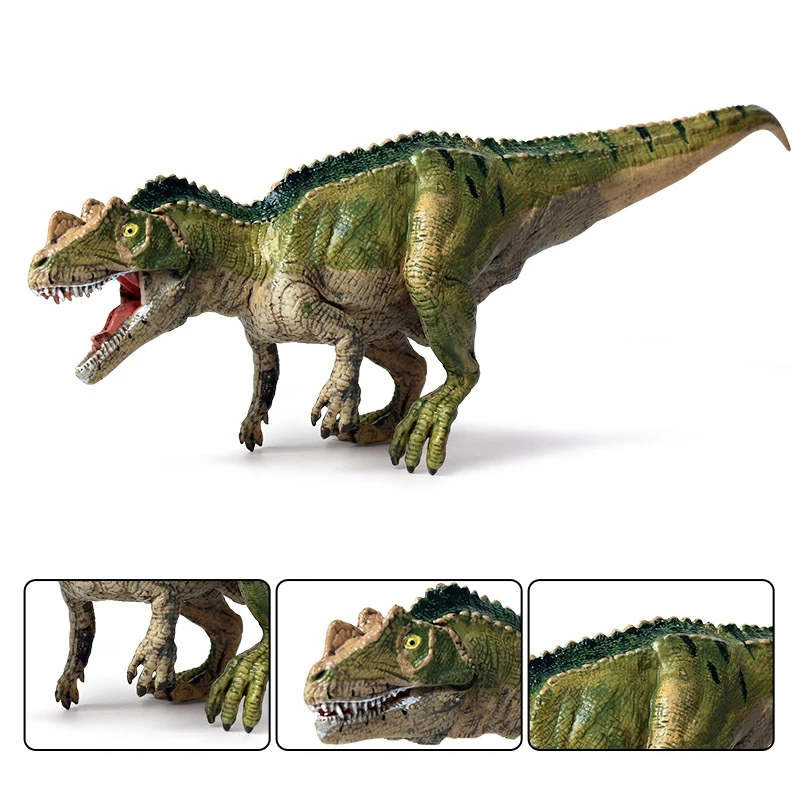 Однотонная модель динозавра Юрского периода модель животного роговой Дракон Корона Дракон модель тиранозавра игрушка