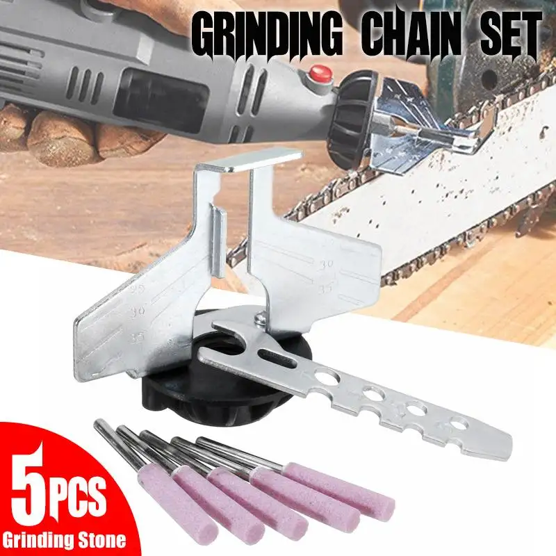 

Doersupp Saw Sharpening Attachment Sharpener Guide Drill Adapter Drill Rotary Mini Drill Power Tool Accessories Set