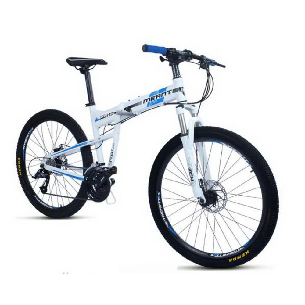 

250406/Folding mountain bike / 27 variable speed aluminum alloy frame double disc brake student adult cycling/