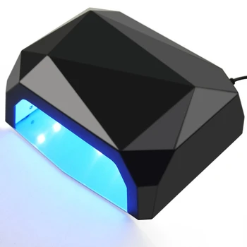 

36W Uv Led Lamp Nail Dryer Diamond Shaped 15 Beads Uv Lamp Nail Lamp Curing For Uv Led Gel Nail Polish Nail Art Tools Eu Plug