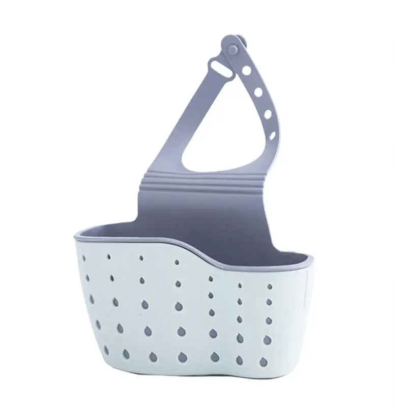 

Kitchen Utensils Double Sink Drain Bag Rack Sponge Pool Storage Supplies Basket Drain Rack