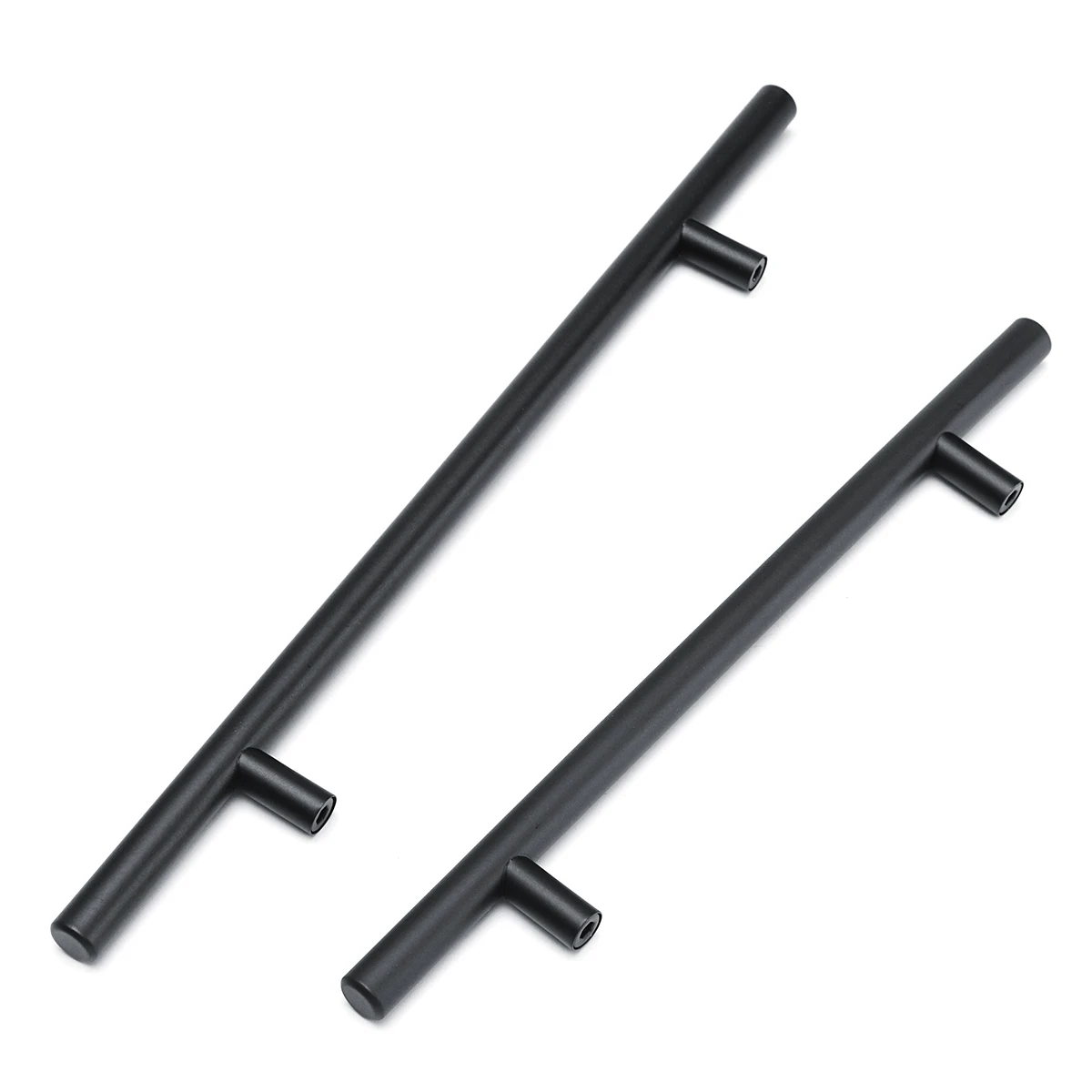 1Pcs Diameter 21mm Matt Black Stainless Steel Kitchen Door Cabinet T Bar Handle Pull Knob Square Round 96/128/160/192/256mm 1Pcs Diameter 21mm Matt Black Stainless Steel Kitchen Door Cabinet T Bar Handle Pull Knob Square Round 96/128/160/192/256mm