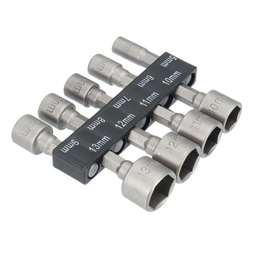 

LanLan 9Pcs/Set Hexagon Handle Socket Wrench Nut Driver Set