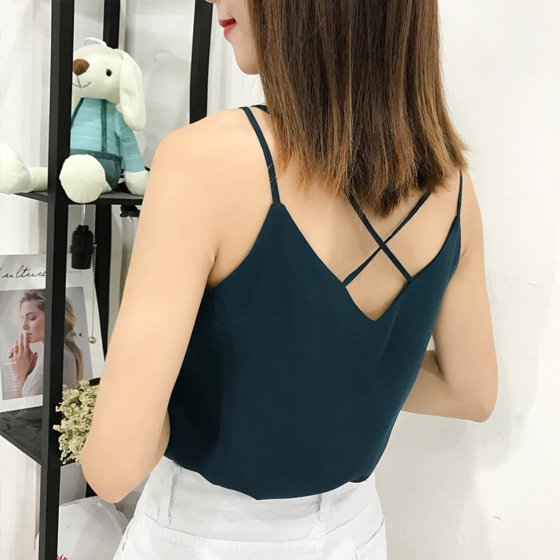 chiffon camisole tops