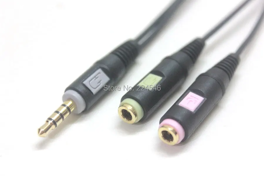 Оригинальный PCV 05 комбо аудио адаптер стерео разъем для Senn heiser PC 151 310 320 330 PC|Кабели