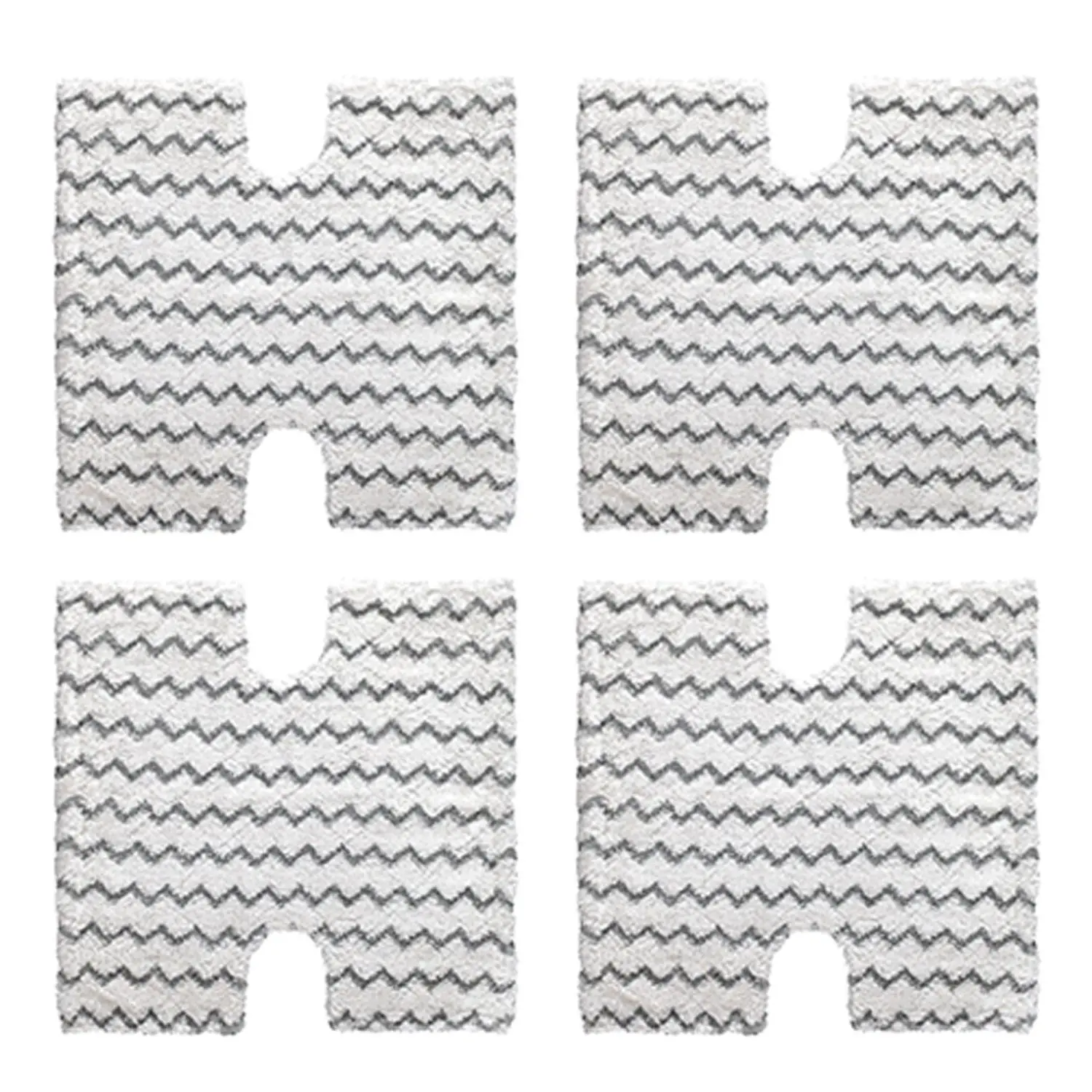 

4-Pack Press Free Dirt Grip Washable Microfiber Pad Replacememt For Shark Lift-Away Steam Mop 3973 S3973D S5002 S5003 S6001 S6
