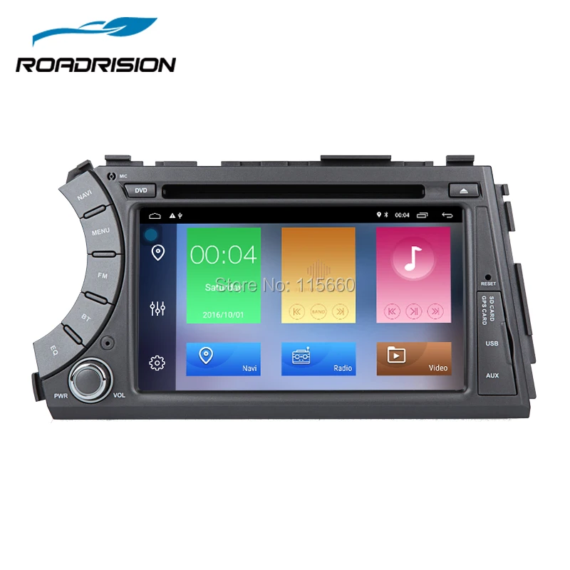 Автомагнитола Roadrision 2din Android 8 1 DVD GPS навигация для Ssangyong Actyon Kyron Wi Fi стерео