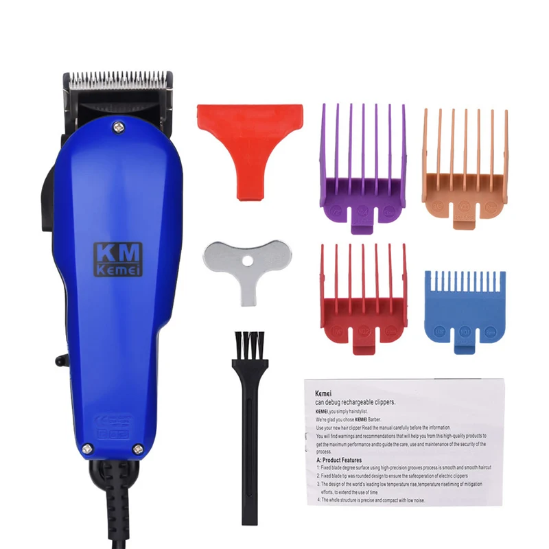 

Kemei Electric Trimmer Beard Machine Hair Cutting Professional Clipper Rechargeable Hair Trimmer Carbon Steel Men Barber Haircut