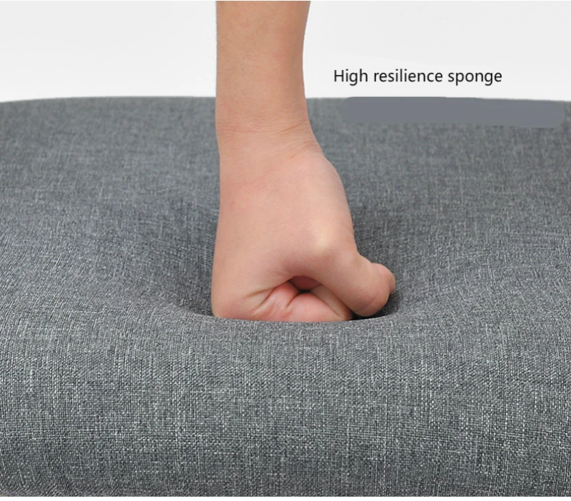 Nordic Style Simple Solid Wood Dining Chair Multifunction Leisure Stool Household Study Room Chair with Armrest Washable Seat