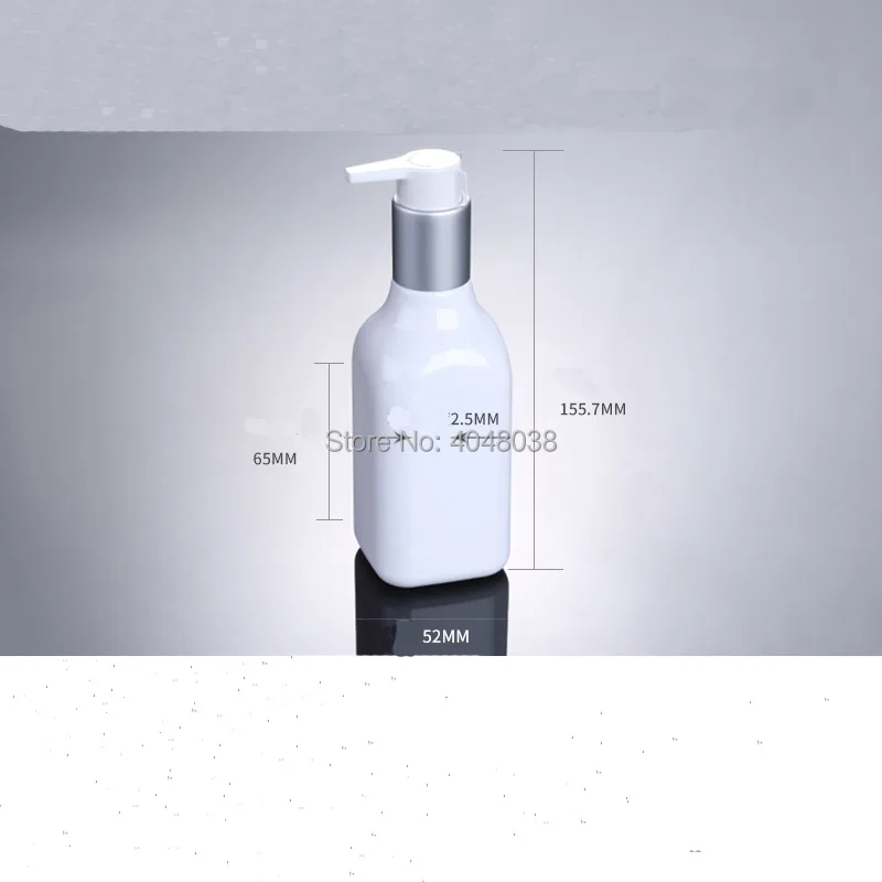 200 ML Эмульсия бутылки Пластик Пресс насос бутылка Топ Класс тела крем-гель для душа флакон белый пустой многоразовый косметический контейнер