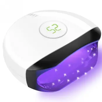 

56W UV LED Lamp Nail Dryer Auto Timer Phototherapy Machine with Projection Display Nail Art Tools Accessories EU Plug