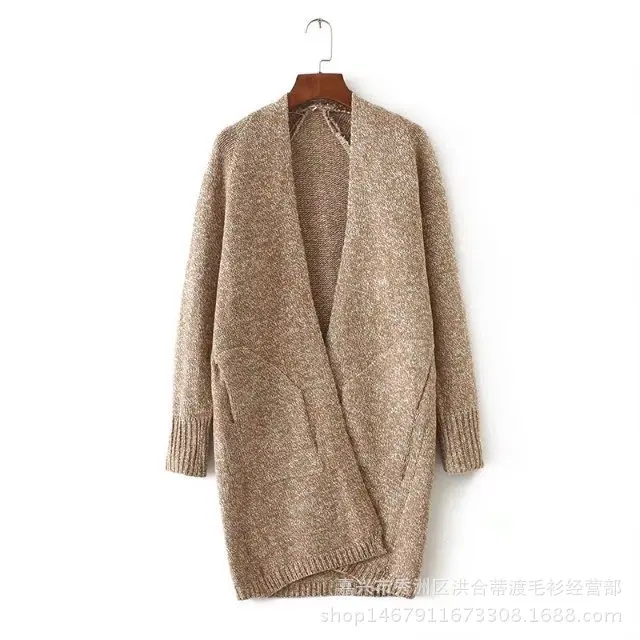 OLOEY 2019 Autumn Winter Fashion Women Long Sleeve loose knitting cardigan sweater Women Knitted Female Cardigan pull femme