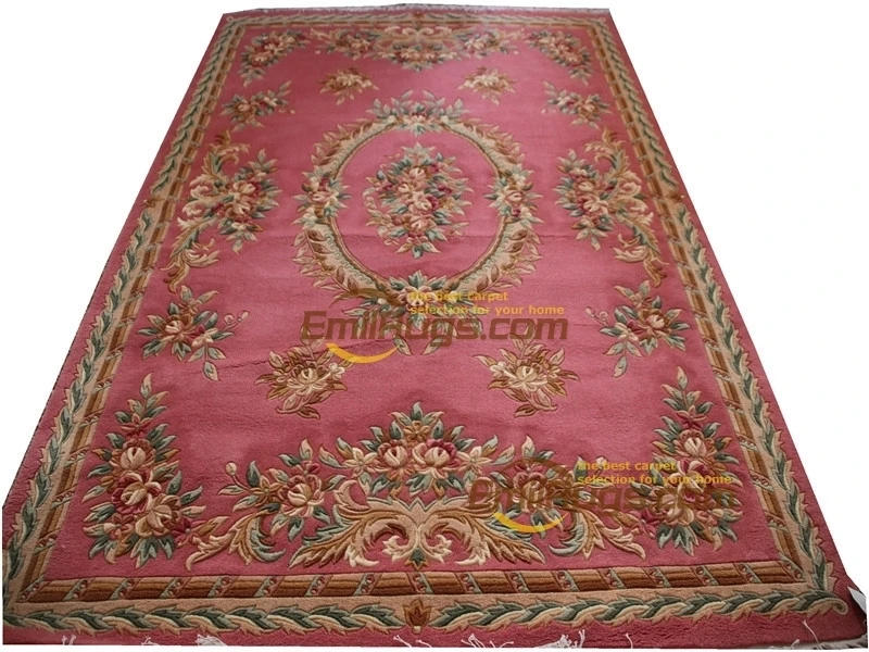 Вискоза французский ковер о ручной узлом толстые плюшевые французский коврик «савонри» ковер Сделано на заказ 6,4 'X 9,51' 510 261 gc85savyg28