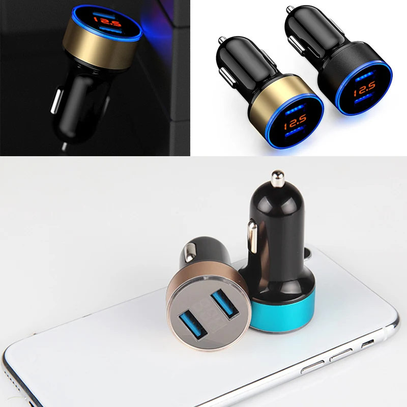 Автомобильный Прикуриватель разъем светодиодный USB 12V 24V заряда телефона