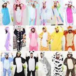 Новые животных Черный кот Onesie кигуруми взрослых для женщин Фэнтези одна деталь комбинезон флис свободные милые пижамы зимние игр