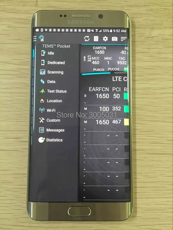 

Free shipping dhl + S6 G928p with tems pocket , support CA and volte testing ,support polqa and qesq ,all social Networks test