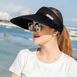 Женская пляжная Спортивная Солнцезащитная шляпа летняя походная УФ-защита шляпа уличные теннисные шапки