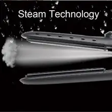 Professional Steam Hair Straightener and Hair Curler 2 in 1 Iron Spray Vapor Flat Iron Display Hair Styling Tools
