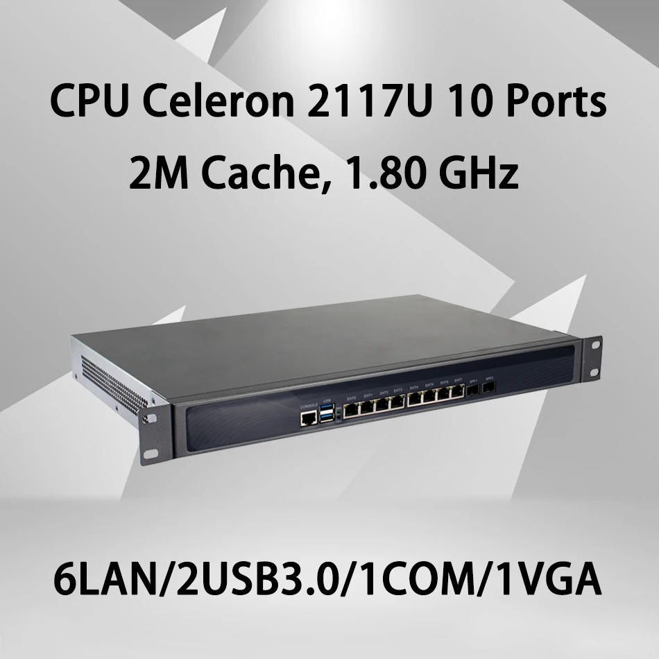 Брандмауэр Mikrotik Pfsense vpn сетевой маршрутизатор для защиты ПК Intel Celeron 2117U [HUNSN SA08R]