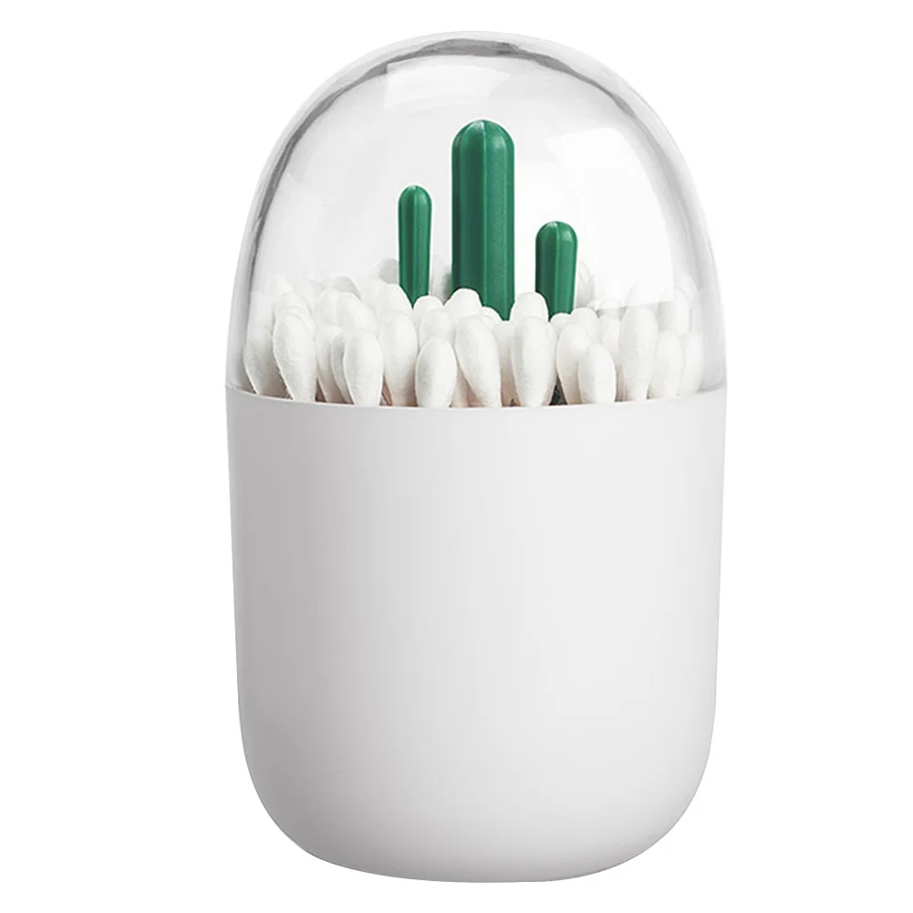 

Table Container Organizer Cotton Bud Storage Decor Swab Cartoon Toothpick Box Holder Household