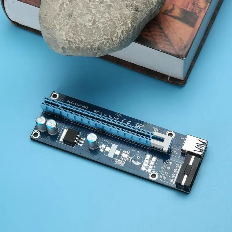 30 см USB 3 0 PCI E Express 1x to16x расширитель переходника адаптер SATA горная линия питания