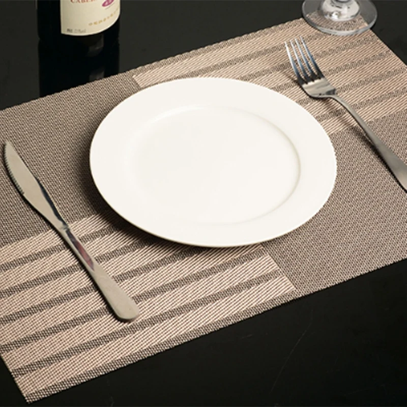 4 قطع الجدول الحصير مجموعة الحرارة حماية Pvc الجدول حصيرة للماء المفارش طاولة طعام الحصير Oilproof تحديد الموقع 4 قطع الجدول الحصير مجموعة الحرارة حماية Pvc الجدول حصيرة للماء المفارش طاولة طعام الحصير Oilproof تحديد الموقع