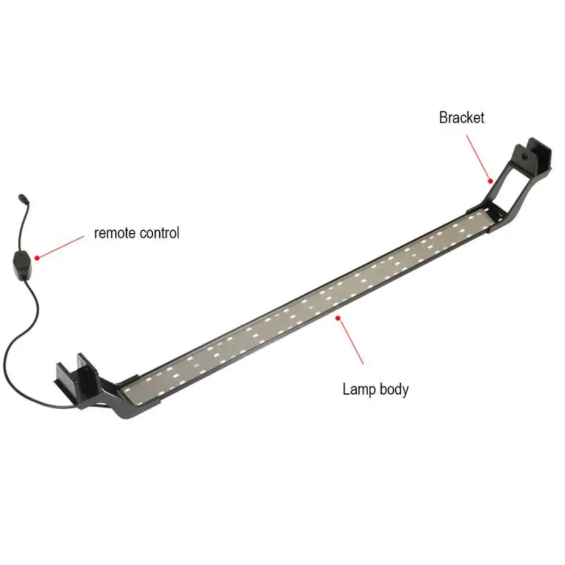 Светодиодный светильник-держатель для аквариума, водонепроницаемый Светодиодный светильник-держатель, лампа для аквариума, супер яркий светильник для водной травы, светильник для травы, цилиндрический светильник