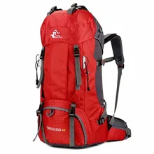 Открытый 60л водонепроницаемый альпинистский походный рюкзак дождевик Сумка 50л Кемпинг Треккинг Альпинизм спорт мужчины женщины рюкзак