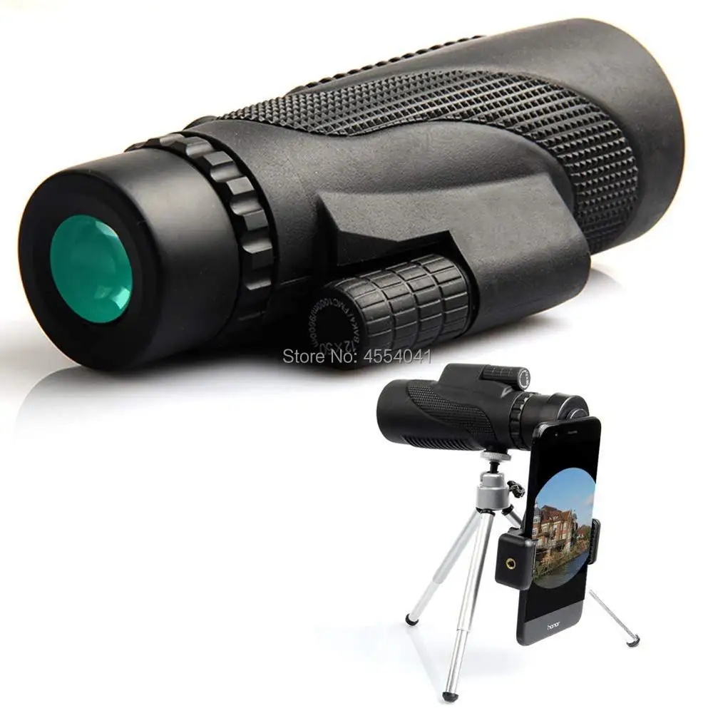 

Monocular Telescope, 12X50 High Powered Spotting Scope Waterproof Fogproof Zoom Telescope with Phone Clip and Tripod for Bird Wa