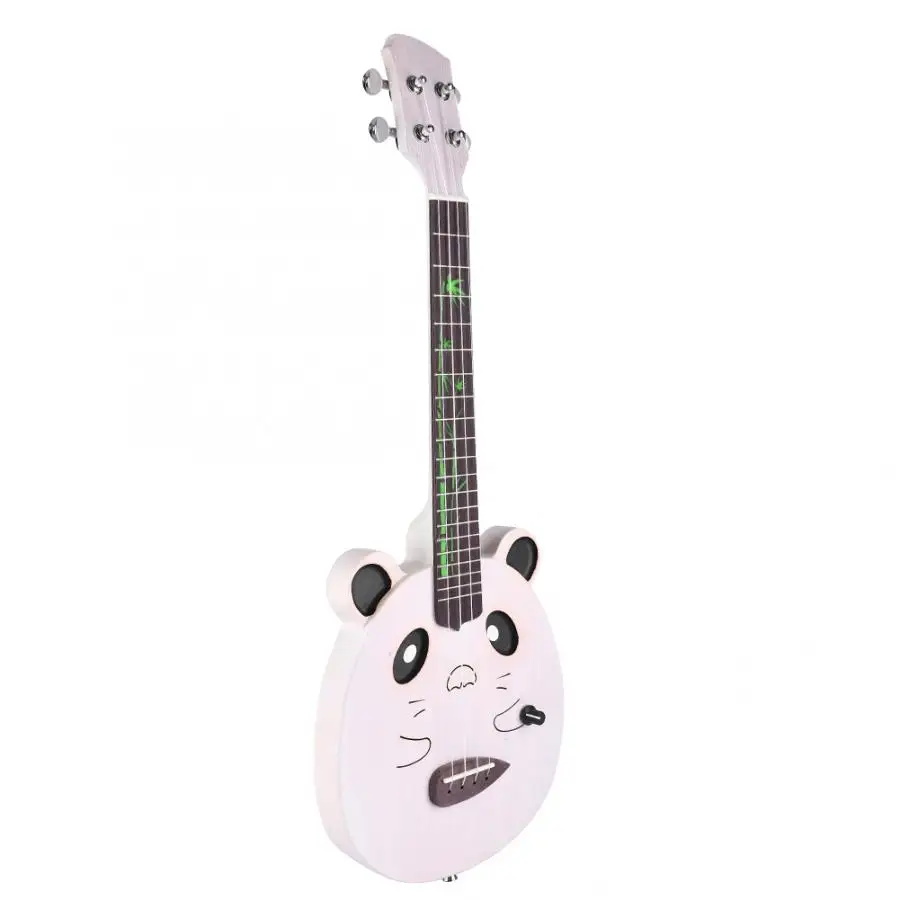 

U21 26inch Panda Solid Wood Electric Ukulele Wooden Board Stringed Instrument