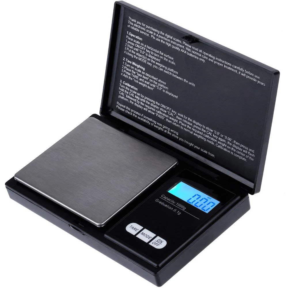 Digital Pocket Scale 1000g x 0.1g, Kitchen Scale, Jewelry Scales Mini Electronic Scale Digital Pocket Scale 1000g x 0.1g, Kitchen Scale, Jewelry Scales Mini Electronic Scale