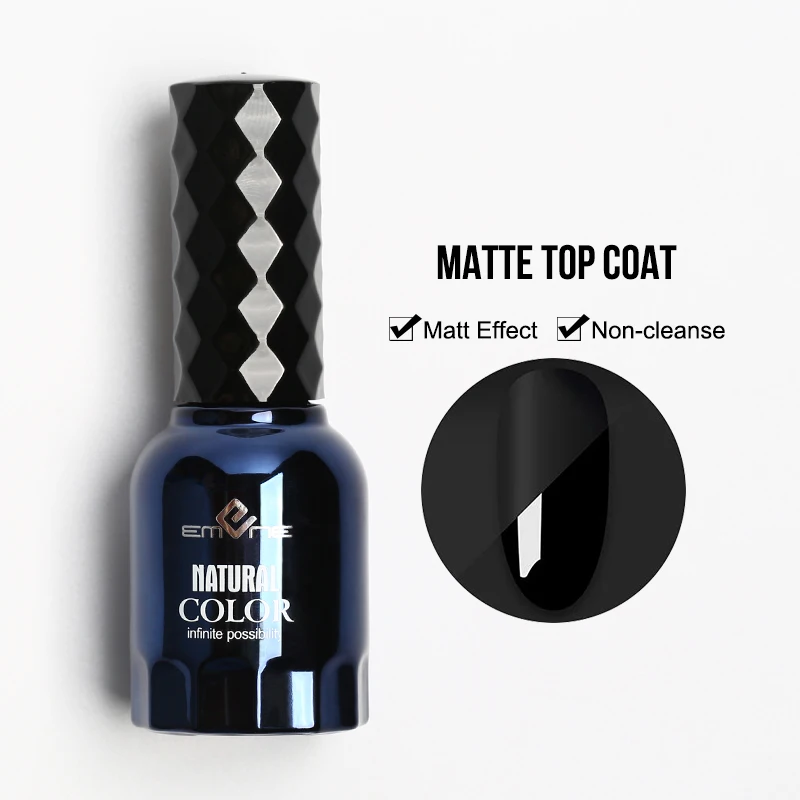 1 piezas EMENE reforzar la Base de Gel abrigo Base de caucho abrigo superior templado abrigo Semi permanente Venta caliente kodie Gellak para diseño de uñas de arte