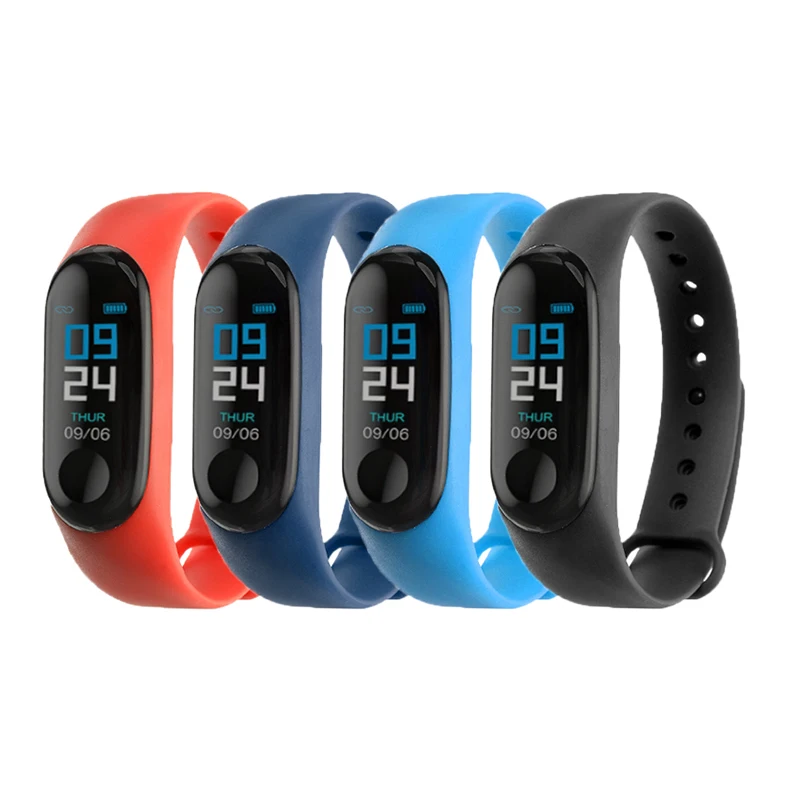 

Health Bracelet Blood Pressure Heart Rate Smart Watch Monitor Bracelet Tracker Smartband Wristband for iOS Android Fitness