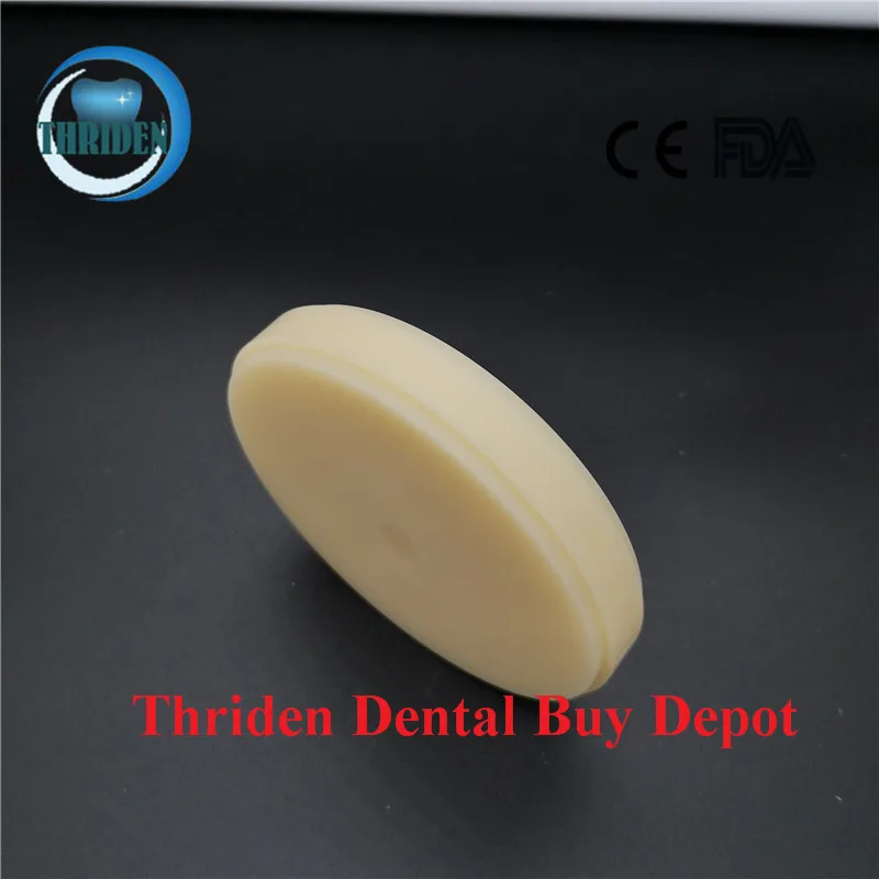 

5piece/lot OD98*14mm Dental PMMA disc for temporary crown partial denture frameworks A1/A2/A3