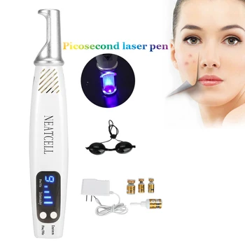 

Portable Red Light -ray Picosecond Scar Skin Treatment Device Tattoo Removal Freckle Pen Melanin Diluting Machine