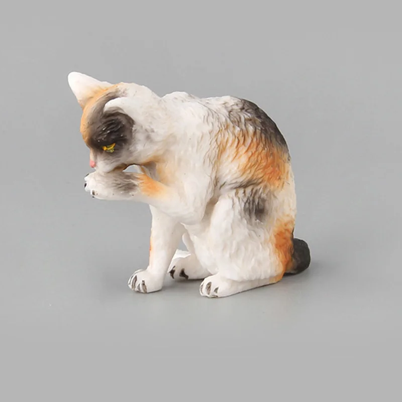 

Lifelike Realistic Plastic Wild Farm Animal Cat Models Figurine Kid Playing Toy