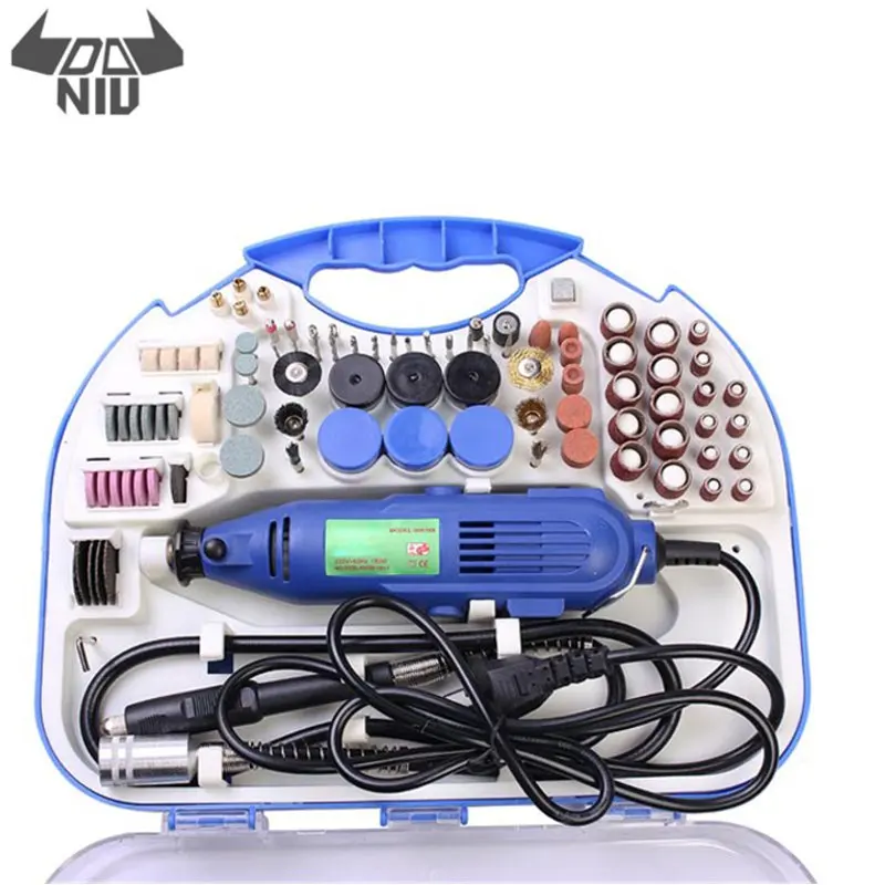 

DANIU Black Mini Electric Carving Tools Engraving Grinder Speed Regulating for DIY Home Industry Woodworking Tool Set