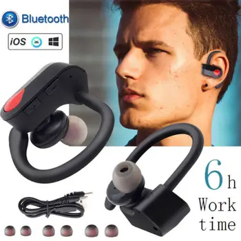 

NoEnName_Nul 2019 True Wireless Sport Headphones Bluetooth Earphones Twins Ear Hook Bass Headset