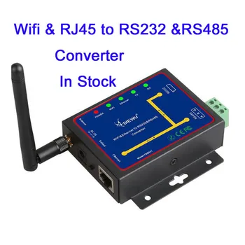

WiFi Searial Device Server RS232/RS485 to Ethernet Wi-Fi converter server Module Support TCP IP UDP P2P protocol