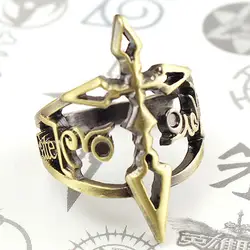 Япония Аниме судьбы кольцо бронзовое металлическое кольцо Ювелирное Украшение унисекс аксессуары к костюму для Косплей кольцо