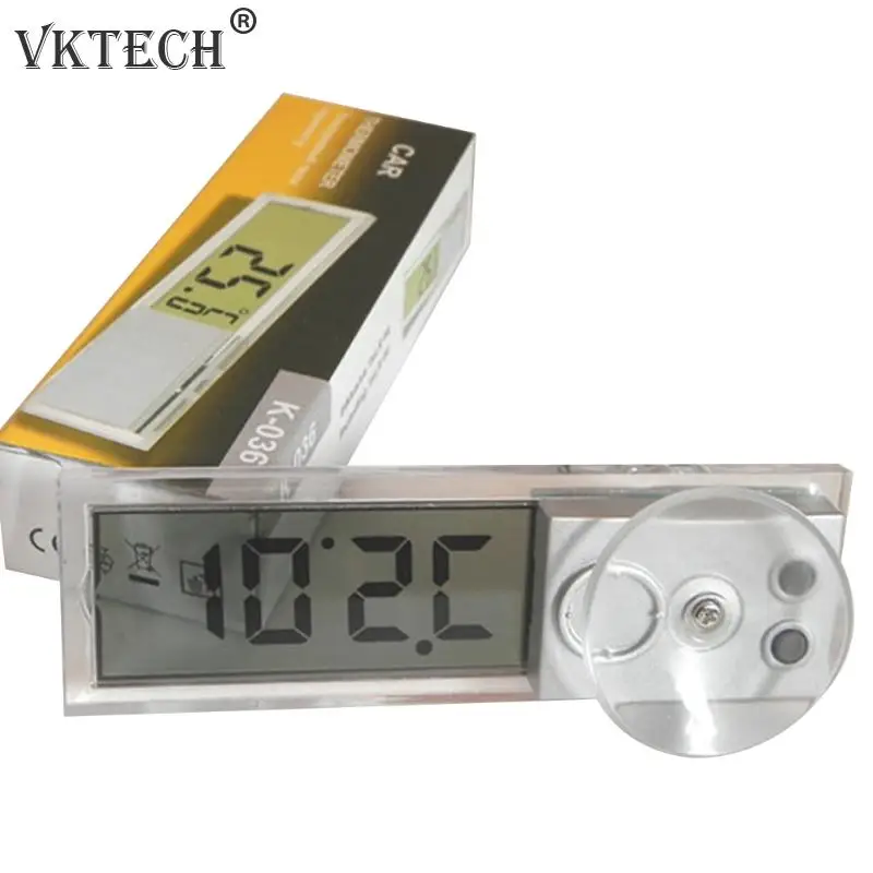 Автомобильный термометр с ЖК-дисплеем, цифровой термометр Цельсия по Фаренгейту, приборы для измерения температуры